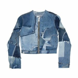 RE/DONE PATCHWORK‎ DENIM JACKET SZ S